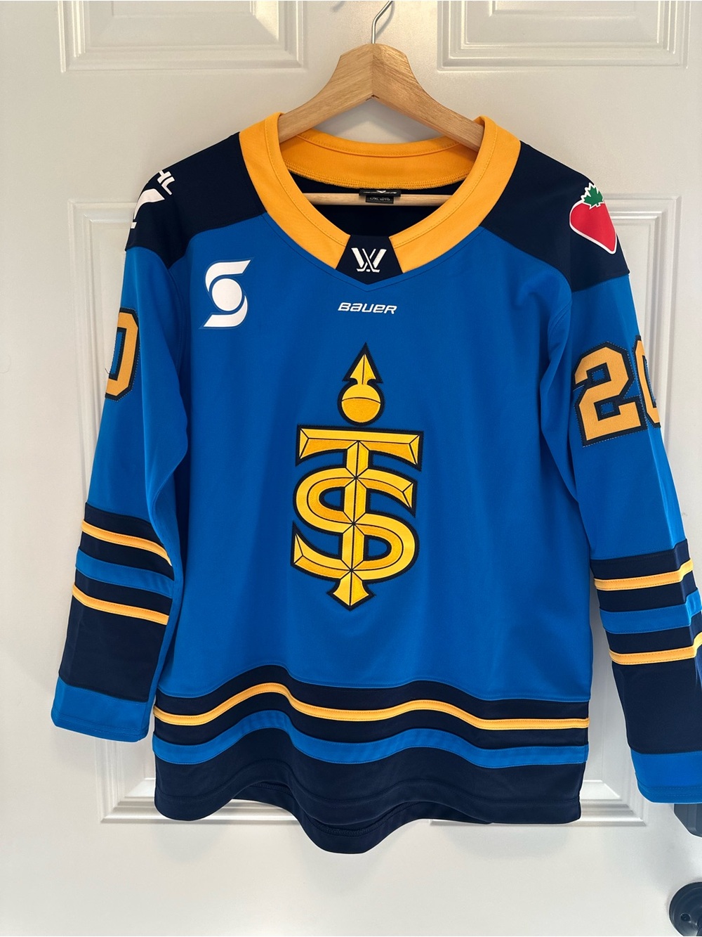 Bauer Youth XL Toronto Sceptres PWHL Sarah Nurse hockey jersey